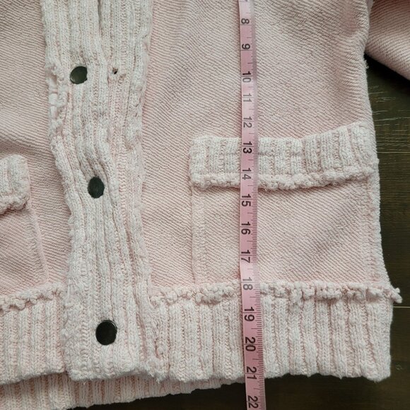 Free People We The Free Cute In This Cardi Womens S Soft Pink Boho Indie Grunge - Picture 6 of 7